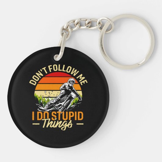 私が後を追愚かなことをするな キーホルダー (裏面)