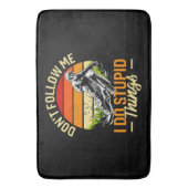 私が後を追愚かなことをするな バスマット (正面縦)