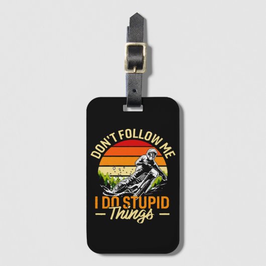 私が後を追愚かなことをするな ラゲッジタグ (正面縦)