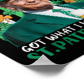 私が得St patricks day・トランプに望んおもしろいだ ポスター (角)