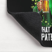 私が得St patricks day・トランプに望んおもしろいだ マウスパッド (コーナー)