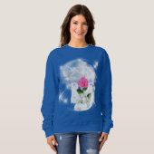 私が復活の青い汗シャツだ スウェットシャツ (正面フル)