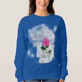 私が復活の青い汗シャツだ スウェットシャツ (正面)