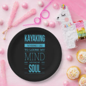 私が心を緩めるカヤック ペーパープレート (パーティー)