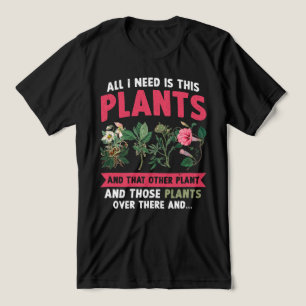 私が必要としているのは、この植物だけだ トライブレンドTシャツ