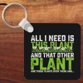 私が必要としているのは、この植物と他の植物だけだ。 キーホルダー (正面)