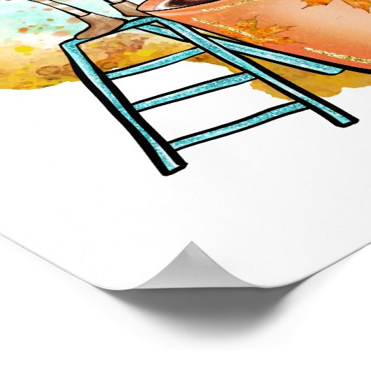 私が必要としているのは、もっとコーヒー ポスター (角)