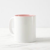 私が必要とするすべてはコーヒーおよびマスカラです ツートーンマグカップ (正面左)