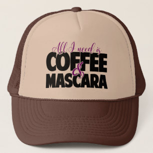 私が必要とするすべてはコーヒー及びマスカラです キャップ