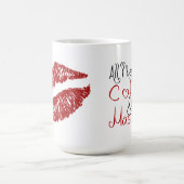 私が必要とするすべてはコーヒー及びマスカラW/Kissのマグです コーヒーマグカップ (中央)