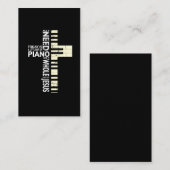 私が必要とするピアノはすべて音楽イエス・キリストのクリスチャンのミュージシャンです 名刺 (正面/裏面)
