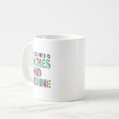 私が必要とする唯一のBsはビーチと太陽 コーヒーマグカップ (正面左)