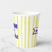 私が必要なのはイエス&コーヒー – 黄色、青 紙コップ (右)