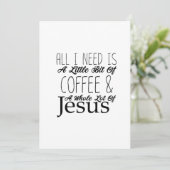 私が必要なのはコーヒーの少しとイエスの全体の多さだけだ (スタンド正面)