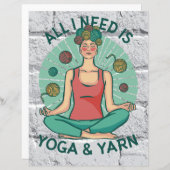 私が必要なのはヨガとヤーヌのフレーズだけだ (正面/裏面)