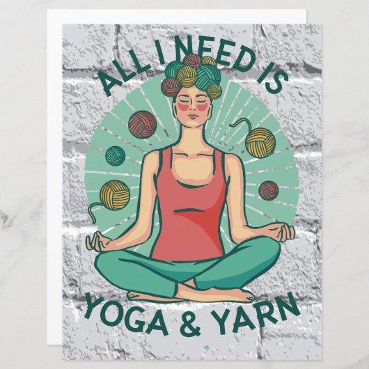 私が必要なのはヨガとヤーヌのフレーズだけだ (正面/裏面)