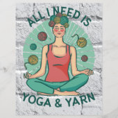 私が必要なのはヨガとヤーヌのフレーズだけだ (正面)