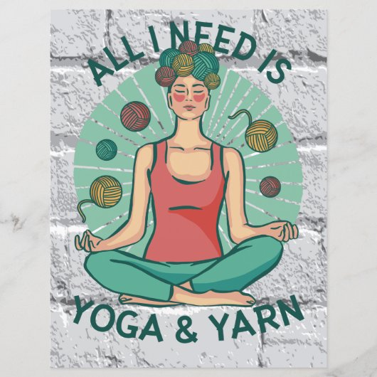 私が必要なのはヨガとヤーヌのフレーズだけだ (正面)