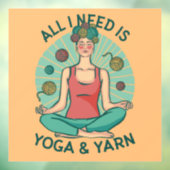 私が必要なのはヨガとヤーヌのフレーズだけだ ウィンドウサイン (シート3)