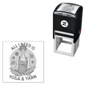 私が必要なのはヨガとヤーヌのフレーズだけだ セルフインキングスタンプ (インサイチュ)