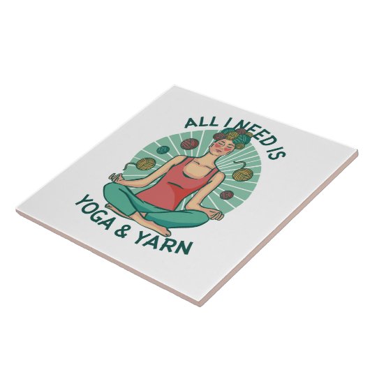 私が必要なのはヨガとヤーヌのフレーズだけだ タイル (側面)