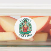 私が必要なのはヨガとヤーヌのフレーズだけだ ラベル (貼付)