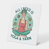 私が必要なのはヨガとヤーヌのフレーズだけだ 台座サイン (正面)