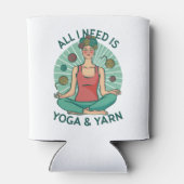 私が必要なのはヨガとヤーヌのフレーズだけだ 缶クーラー (裏面)