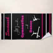 私が必要なのは体操とダンスだけだ ビーチタオル (正面)