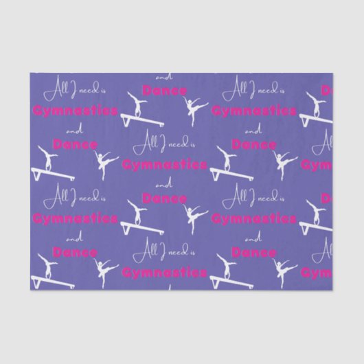 私が必要なのは体操とダンスだけだ 薄葉紙 (正面)