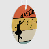 私が必要なのは愛とハイランドFlingダンスギフトのみ オーナメント (正面)