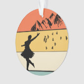 私が必要なのは愛とハイランドFlingダンスギフトのみ オーナメント (正面)