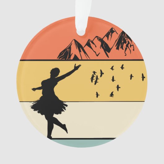 私が必要なのは愛とハイランドFlingダンスギフトのみ オーナメント (正面)