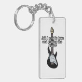 私が必要なのは愛遊とギターだけだ。 キーホルダー (正面左)