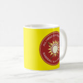 私が必要なのは晴れた日、野球、ビールだけだ コーヒーマグカップ (正面右)