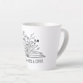 私が必要なのは本とコーヒー カフェラテマグ (右アングル)