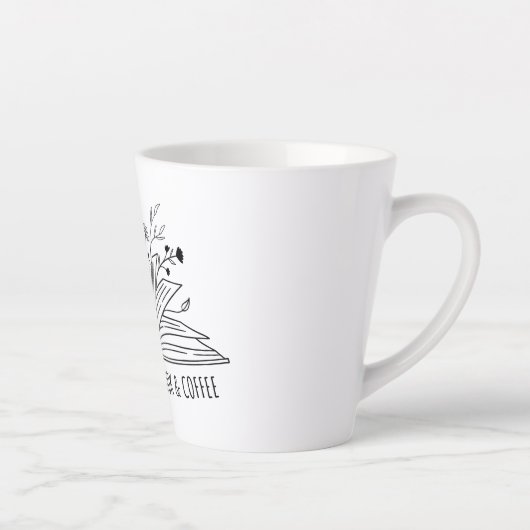 私が必要なのは本とコーヒー カフェラテマグ (右)
