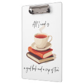 私が必要なのは良い本と紅茶だけだ クリップボード (左)