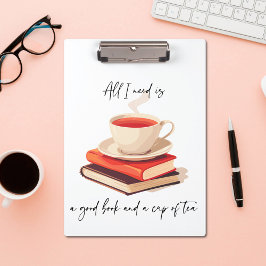 私が必要なのは良い本と紅茶だけだ クリップボード