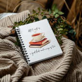 私が必要なのは良い本と紅茶だけだ ノートブック