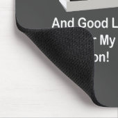 私が必要なのは良い本と良い聞き手読だけだ マウスパッド (コーナー)