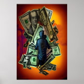 私が必要なのは金だけだ | AIアートポスター ポスター (正面)