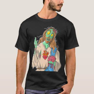 私が必要なのは、イエスとピザの宗教的なピザの牧歌的な Tシャツ
