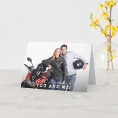 私が必要なのはYOU & ME引用文写真バレンタインデー カード (黄色い花)