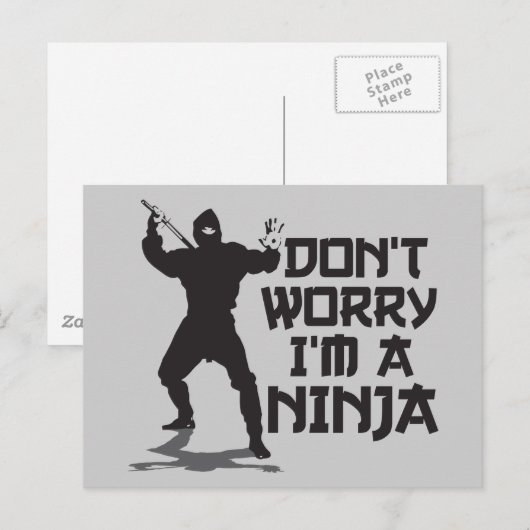 私が忍者 ポストカード (正面/裏面)