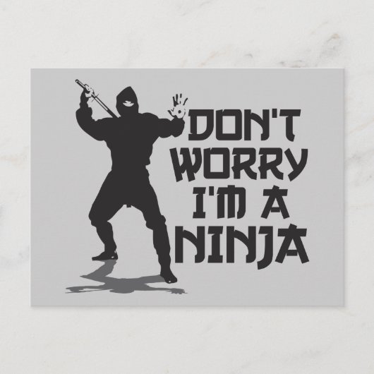 私が忍者 ポストカード (正面)