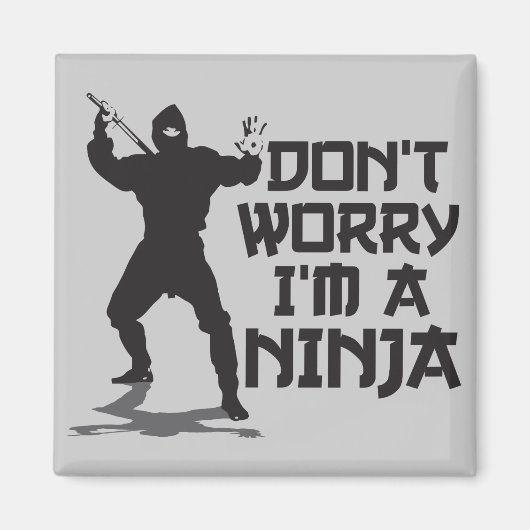 私が忍者 マグネット (正面)