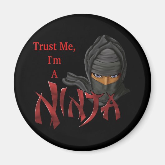 私が忍者 マグネット (正面)