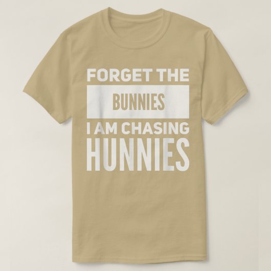 私が忘れ追い回しているブンニおもしろいーズ Tシャツ (デザイン正面)