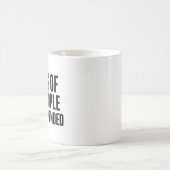 私が怒らせた人々の涙が面白い コーヒーマグカップ (中央)
